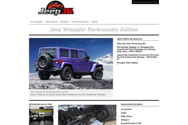 jeepjk.com site used Structure Free