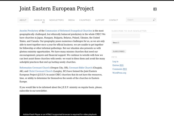 Platform theme site design template sample
