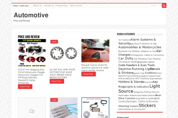 Site using Aliffiliate plugin