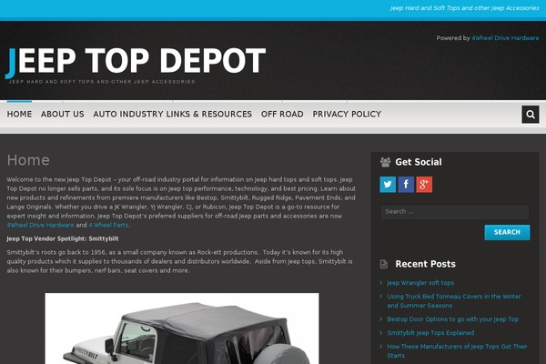 Bueno theme site design template sample