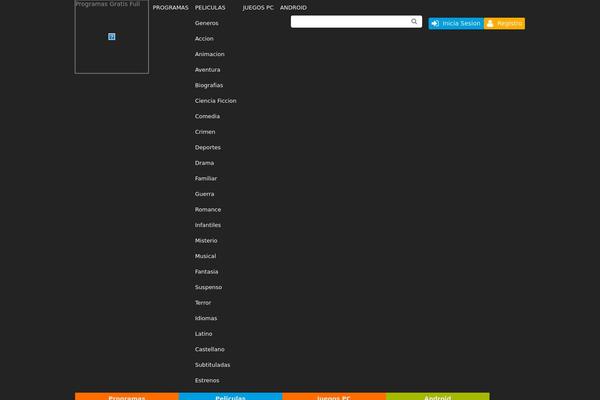 Cinematix theme site design template sample