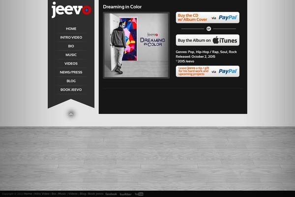 Zeus theme site design template sample