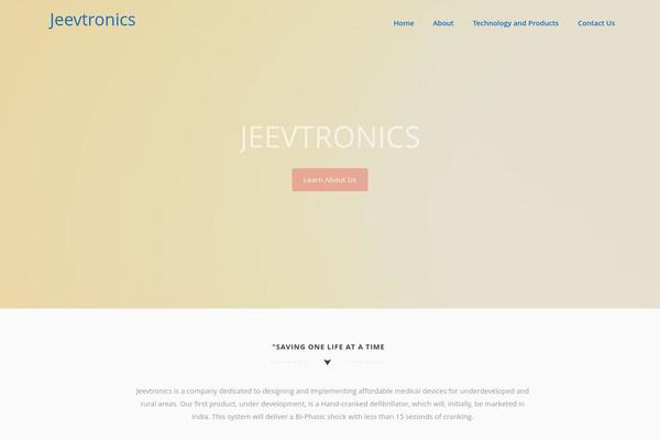 Sensible WP theme site design template sample
