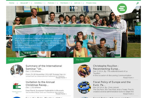Site using Civist plugin