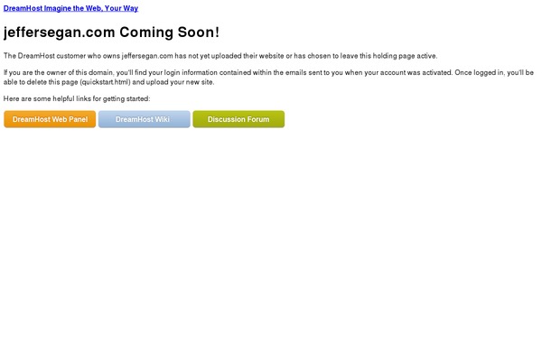 Dreamhost theme site design template sample