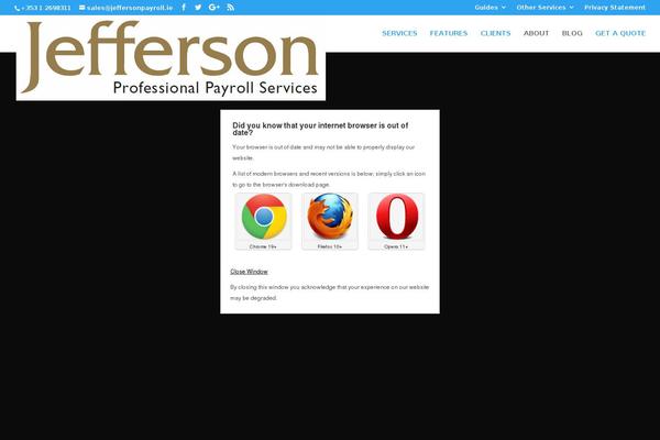 Site using Yeloni Exit Popup plugin