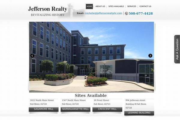 Jefferson theme site design template sample