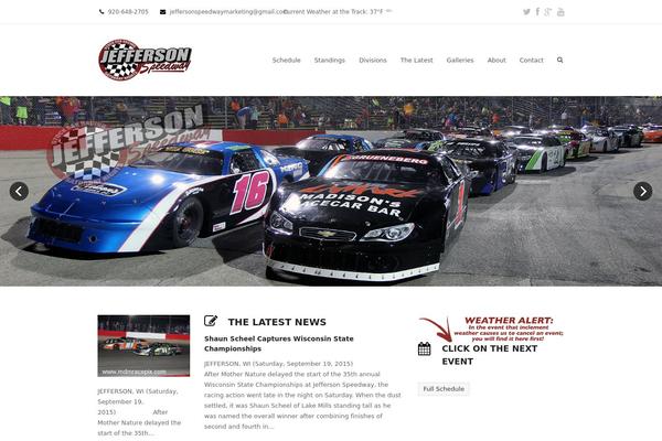 Total theme site design template sample