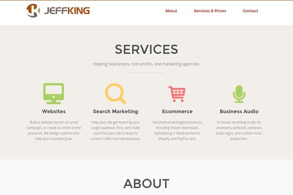 Simpleflex theme site design template sample
