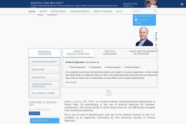 Lazarus theme site design template sample