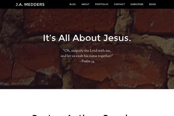Parallax Pro theme site design template sample