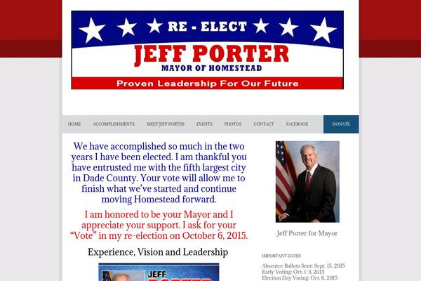 Politician theme site design template sample