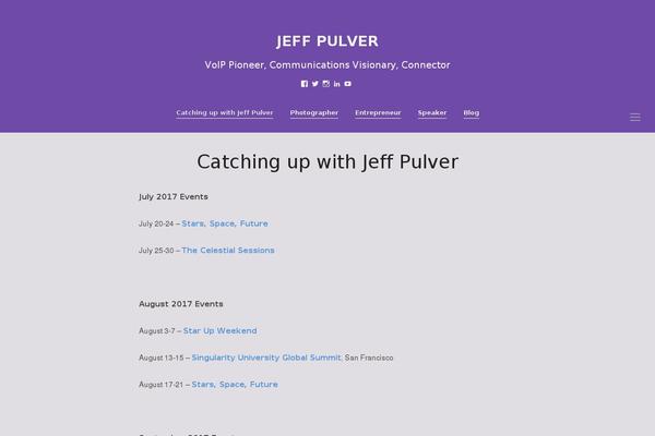 Tempo theme site design template sample