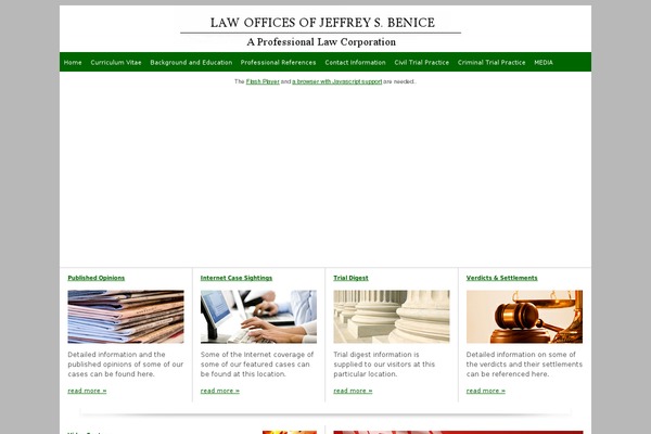 jeffreybenice.com site used Sonartech
