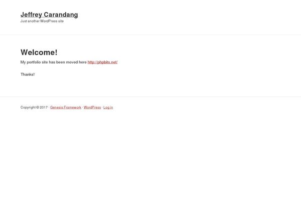 jeffreycarandang.com site used Hey