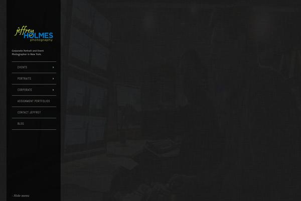 Widescreen theme site design template sample