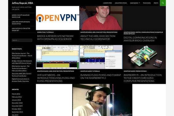 Twentyfourteen Child theme site design template sample