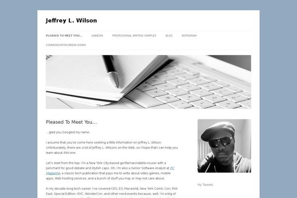 Profile-lite theme site design template sample