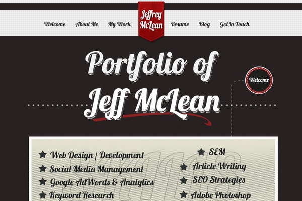 jeffreymclean.com site used Primento