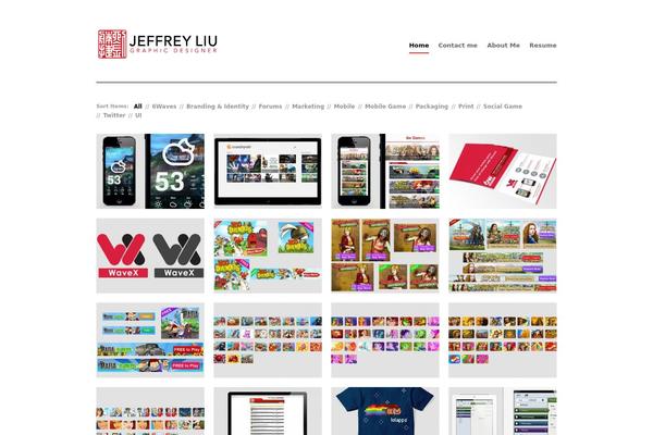 Neptune theme site design template sample