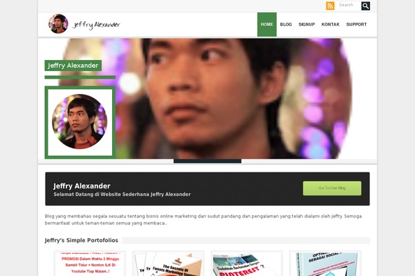 jeffryalexander.com site used Elegantbos