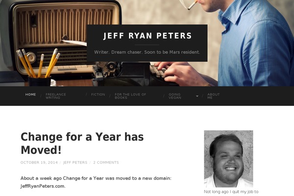 Hemingway theme site design template sample