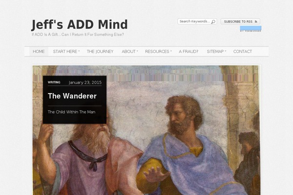 Editorial theme site design template sample