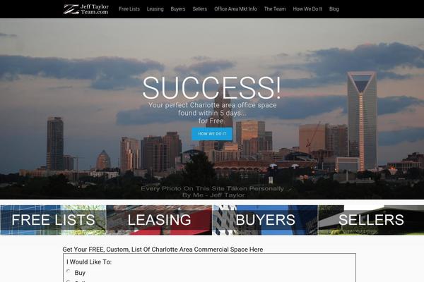Tesseract theme site design template sample