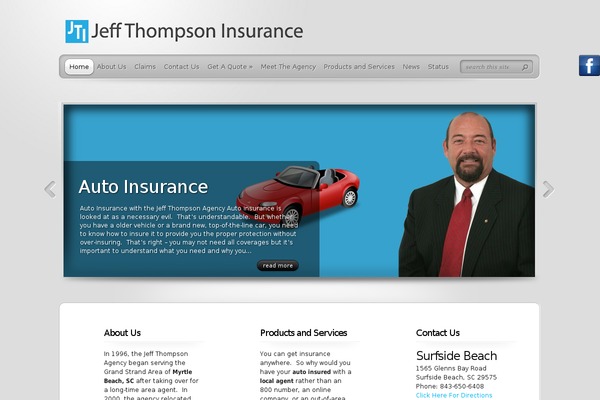 TheProfessional theme site design template sample