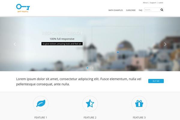 Magee theme site design template sample