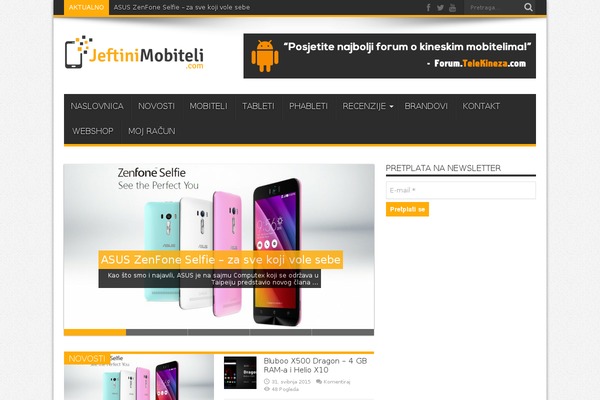 Jarida theme site design template sample