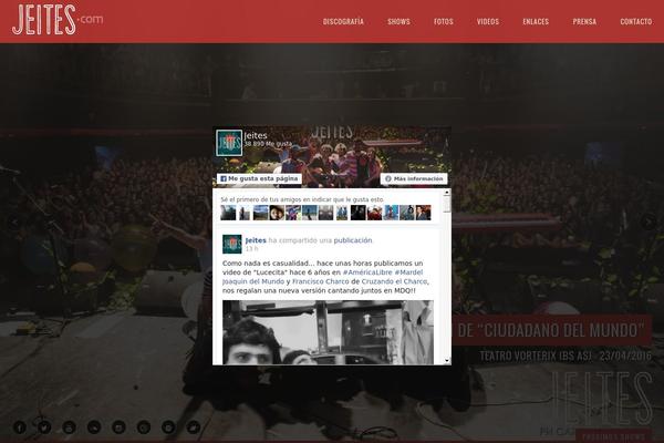 JamSession theme site design template sample