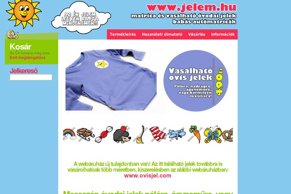 jelem.hu site used Crafty Cart