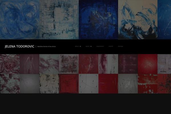 Fullscreen theme site design template sample
