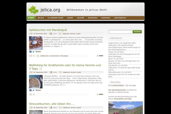 NatureFox theme site design template sample