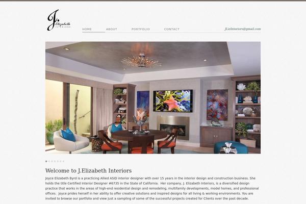Mono theme site design template sample