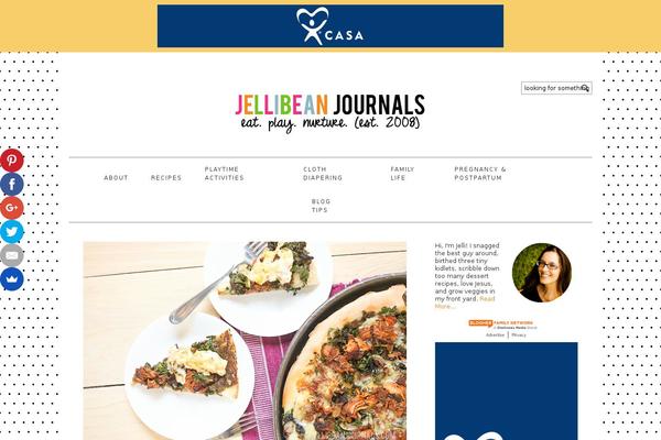 Foodie theme site design template sample