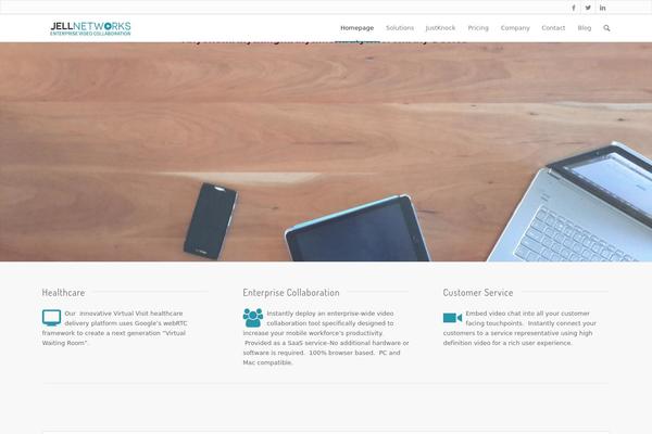Enfold theme site design template sample