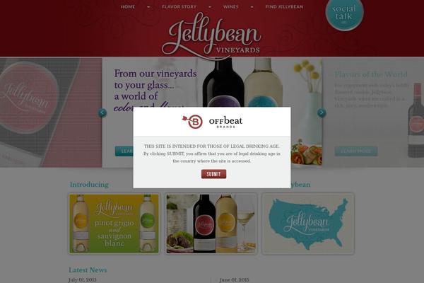 jellybeanwines.com site used Jellybean