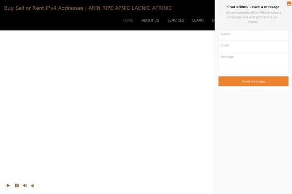 Site using WP Live Chat Support plugin