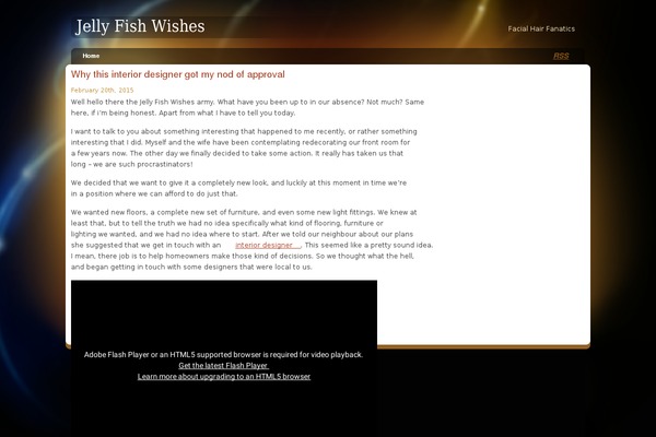 jellyfishwishes.com site used Glowing Amber