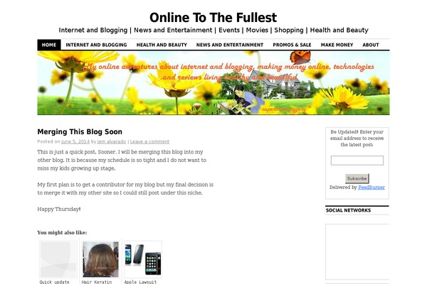 Community theme site design template sample