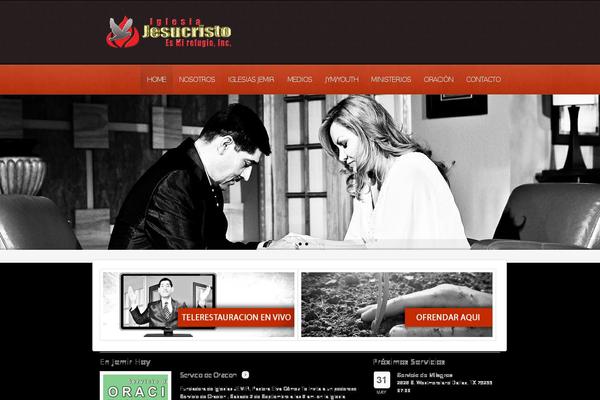 Churchope theme site design template sample