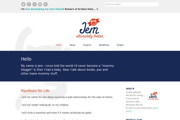 Site using Simple-urls plugin