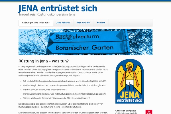 jena-entruestet.de site used Skeleton