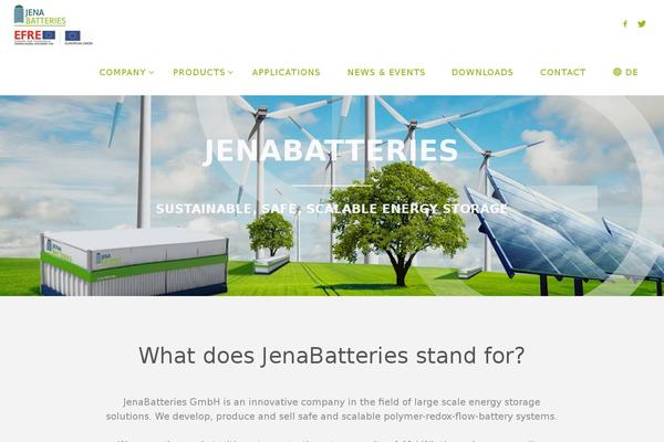Fluida theme site design template sample