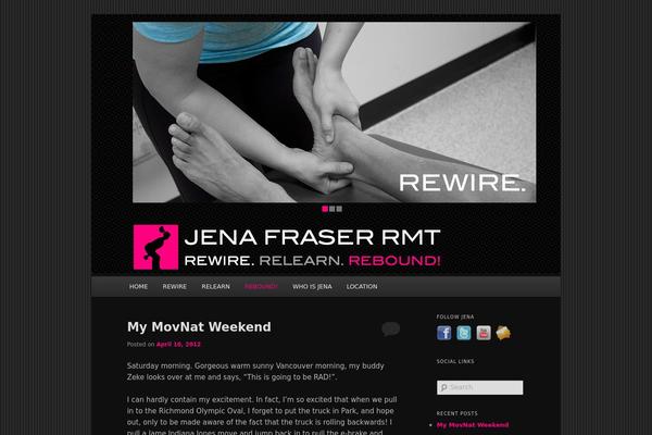 Twenty Eleven theme site design template sample