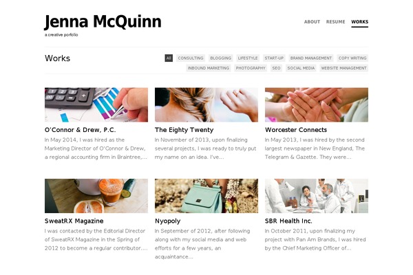 Workality theme site design template sample
