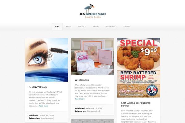 jenbrookman.com site used Fabulous