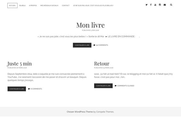 Imbalance theme site design template sample